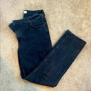 Abercrombie & Fitch Black Denim Straight Jeans